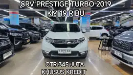 Km 19 ribu HONDA CRV 1.5 PRESTIGE TURBO AT 2019 KONDISI ISTIMEWA