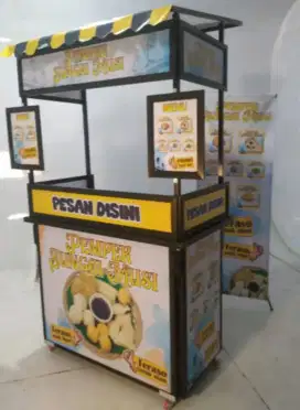 Di jual gerobak/ both portable