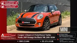Mini Cooper 3-Doors 1.5 Twin Power Turbo 2019 Orange On Black NIK 2018