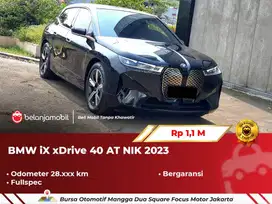 [ BERGARANSI ] BMW iX xDrive 40 AT Hitam Metalik 2023/2024