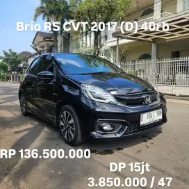 Antik KM 40rb.. Honda Brio RS CVT 2017 (D)