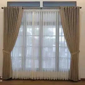 Jual & Pasang Gorden Vitrase Wallpaper Roller Blinds Korden Gordeng