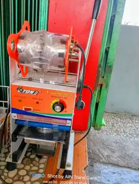 Mesin Press Gelas Cup Plastik / Mesin Cup Sealer