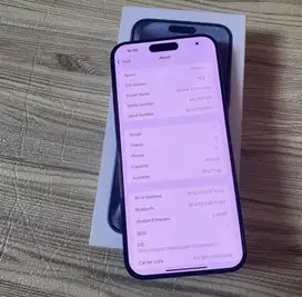 iPhone 15 Pro Max 256GB Garansi Resmi iBox Blue Titanium