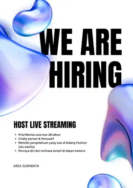 HOST LIVE STREAMING - SURABAYA