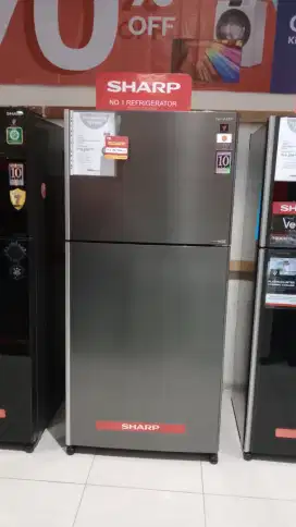 SHARP REFRIGERATOR BIG VETRO JTECH INVERTER PLASMACLUSTER HANYA 8JTAN