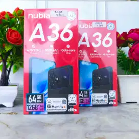 Nubia A36 4+8/64gb Resmi segelbox ori