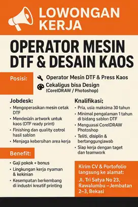 DESIGN GRAFIS & PRES KAOS