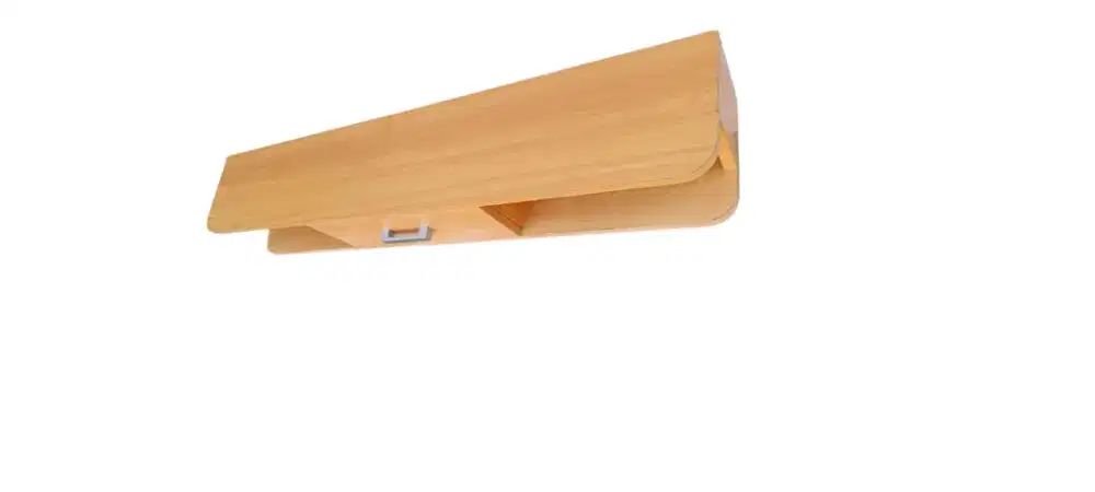 Meja rak tv tempel di dinding