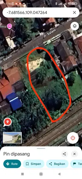 Tanah dijual Gumilir BU