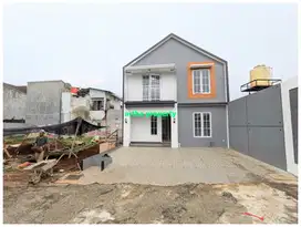 RUMAH SATU SETENGAH LANTAI LUAS 70 M2 DI , READY STOCK