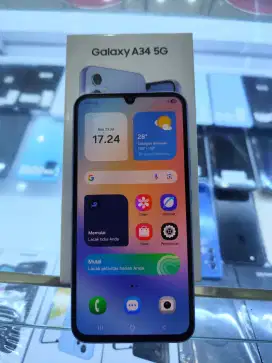 Hp Second Samsung Galaxy A34 5G Ram 8/128GB Resmi SEIN Mulus Fullset