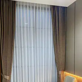 Jual & Pasang Gorden Vitrase Wallpaper Roller Blinds Korden Gordeng