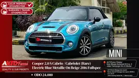 Mini Cooper 2.0 S Cabrio / Cabriolet Rare Electric Blue Metallic 2016