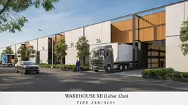 Dijual Gudang (WAREHOUSE XII (Lebar 12m)) T I P E 2 8 8 / 5 1 5 +