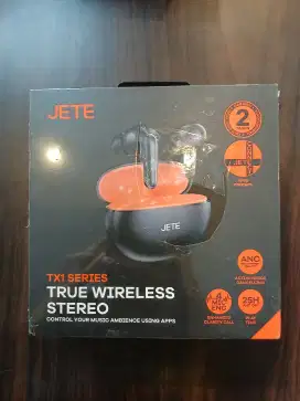 JETE TX1 TWS Active Noise Cancelling IPX5 with ENC 4 Microphone