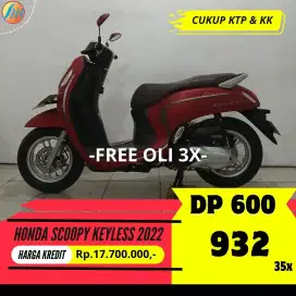 HONDA SCOOPY KEYLESS 2022 KREDIT DP CUMA 600RB ANGSURAN SANGAT RINGAN