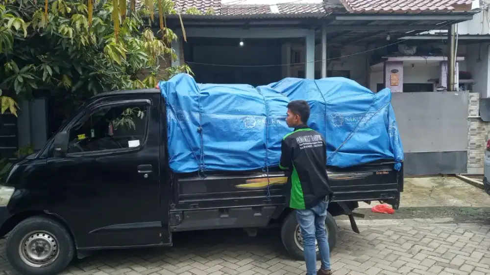 Jasa pindahan rumah pakai pickup losbak granmax