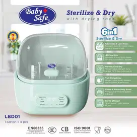 Sterilizer & Dry With Drying Rack 6 in 1 BabySafe.