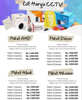 paket pemasangandgn cctv harga terjangkau berkualitas dan bergaransi