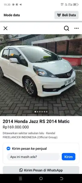 Jazz rs 2014 velg upgrade