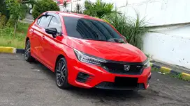 [ LOW KM ] Honda City Hatchback HB 1.5 RS AT Merah 2022/2023