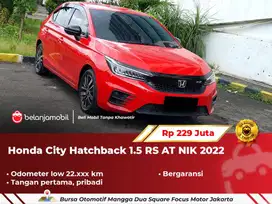 [ LOW KM ] Honda City Hatchback HB 1.5 RS AT Merah 2022/2023