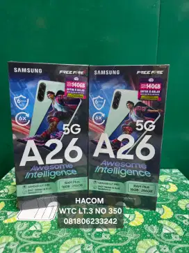 Samsung A26 5G 16/256 Baru Garansi resmi