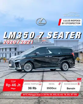 Lexus LM350 7 Seater 2021 NIK 2020 non vip 2+2 4 seater hybrid