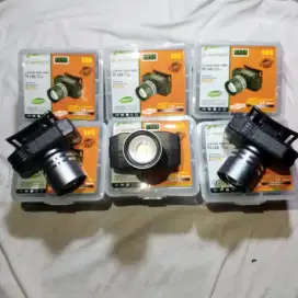 senter kepala LED lumen lumens heatlamp Rotary zoom sensor gerak 200W
