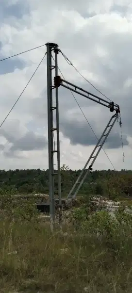 Crane/derek Besar Tambang Batu Kumbung