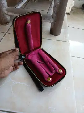Dompet batu cincin kulit asli