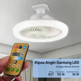 lampu kipas remot