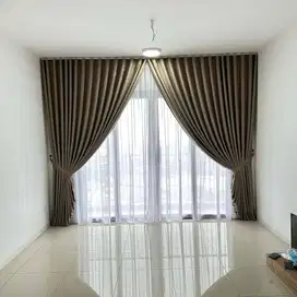 Jual & Pasang Gorden Vitrase Wallpaper Roller Blinds Korden Gordeng