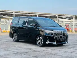 Km40rb |Toyota ALPHARD 2.5 G AT TSS 2020 Warna Hitam 2021 /2022