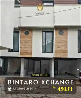 Dijual rumah baru 3 lantai townhouse sekitar Bintaro Xchange Bintaro