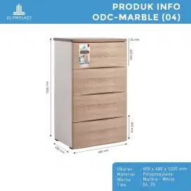 OLYMPLAST DRAWER CABINET 4 SUSUN
