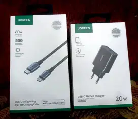 Charger dan Kabel Lightning Ugreen Original