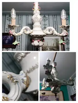 Lampu keramik cabang 5 & 3