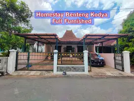 Rumah Dalam Kota Jogja Njeron Benteng Full Furnished