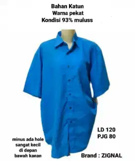 Hem batik super mulus size XL/hem brand Post Mode second murah