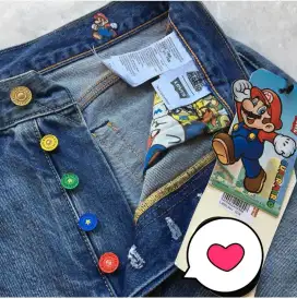 JUAL LEVI'S 501 X Mario Bross