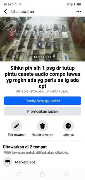 Slhkn plh slh 1 psg dr kelengkapan audio compo lawas mgkn ada yg perlu