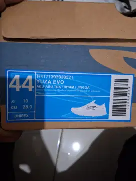 910 Nineten YUZA EVO Sepatu Trail Running - ABU TUA HITAM JINGGA - 44