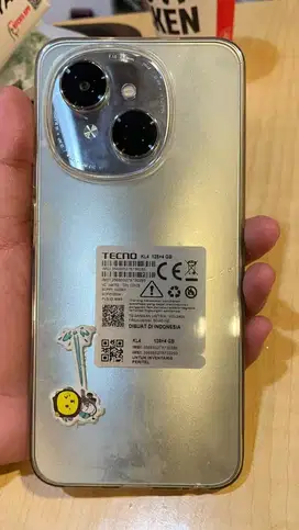 JUAL TECNO SPARK GO 1 4/128 GB SECOND BARU 1 BULAN