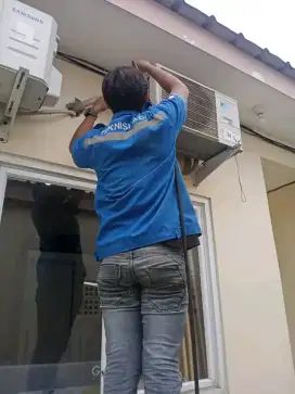 Jasa pasang AC, seeviskulkas, mesin cuci, pompa air, dll