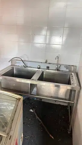 Sink kitchen double ex resto