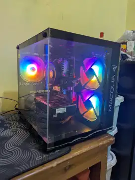 Cpu pc gaming ryzen 5 5600 | a520m | rtx 5060 | ram 16gb | nvme 256gb
