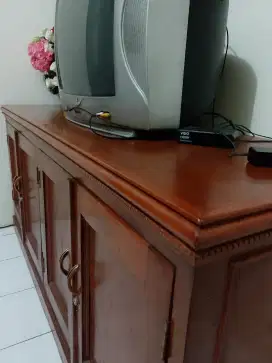 JUAL CEPAT LEMARI JATI