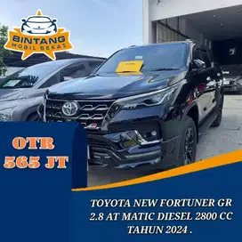 TOYOTA FORTUNER VRZ GR SPORT 2.8 AT MATIC 2800 CC DIESEL TAHUN 2024